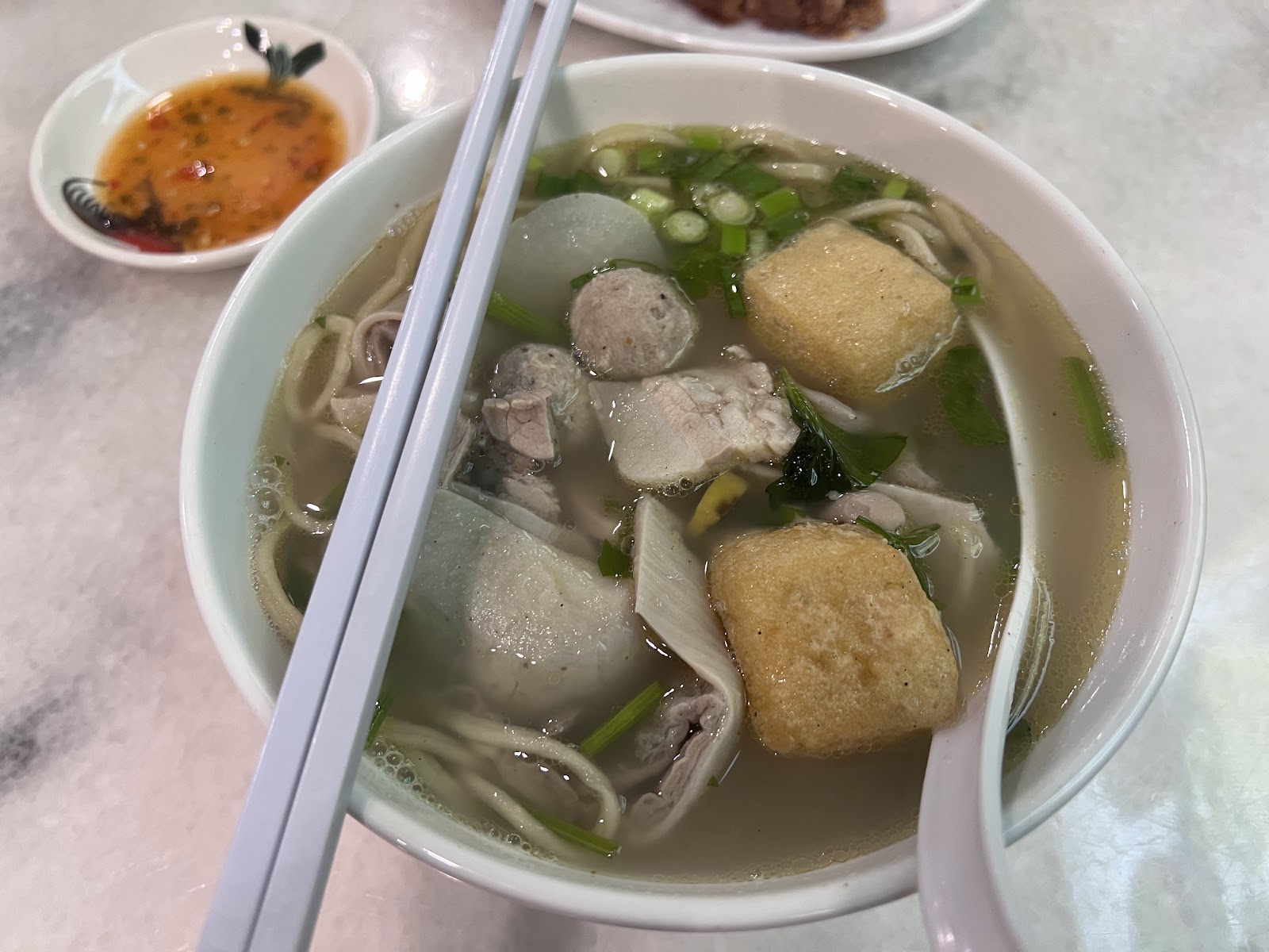 传统板面 (汤/干) Traditional Pan Mee (S/D)